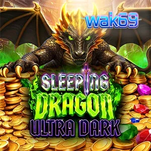 Tampilan visual slot Sleeping Dragon Ultra Dark dengan tema naga dan harta karun